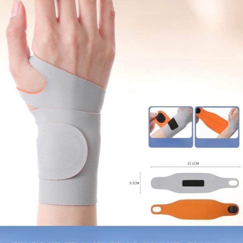 

1pc of Elastic Wristband Anti Sprain Wrist Guard with Adjustable Support Breathable Elastic Compression Tendon Sheath серый