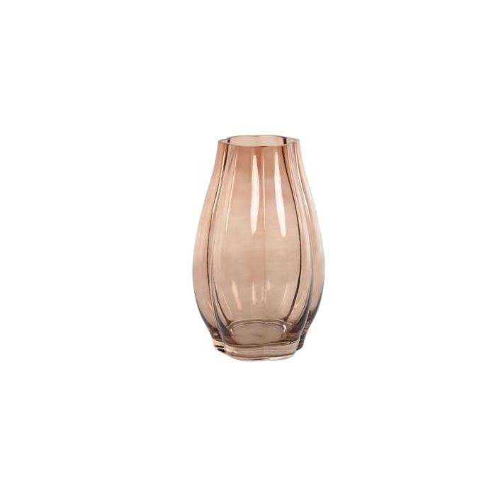 Vase en verre moderne - Home ESPRIT - Ambre - Multicolore - 16x16x26 cm