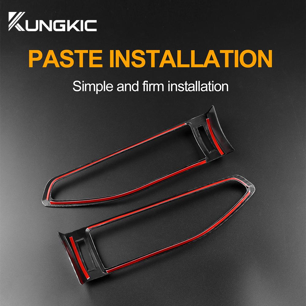 ABS Carbon Style Sticker For Subaru Crosstrek 2025 Impreza 2025 Side Air Vent Outlet Anti Scratch Interior LHD RHD Accsesories