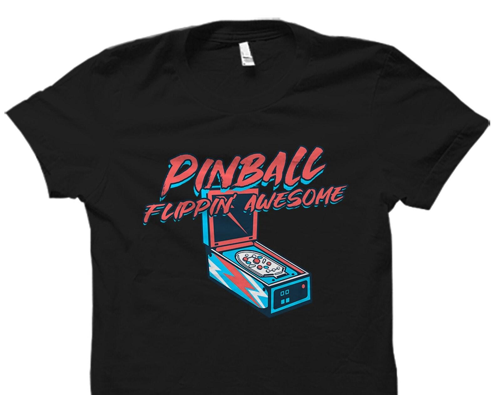 Pinball Shirt. Pinball Gift. Pinball Lover Shirt. Pinball Lover Gift. Arcade Pinball Shirt. Arcade Addict Gift. Pinball Flippin #OS5979 2XL