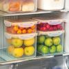 Multifunctional PP Plastic Food Container Preservative Crisper Picnic Kitchen Refrigerator Storage Box for Travel Factory
