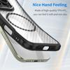 Samsung Galaxy S23 Case, Magnetic Carbon Fiber Transparent Phone Case Cover for Samsung Galaxy S23