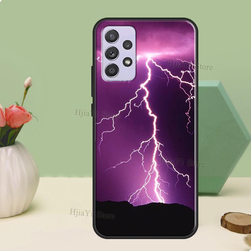 Sky Lightning Style Case For Samsung A54 A34 A24 A14 A51 A71 A12 A22 A32 A52 A72 A73 A33 A53 A13 Back Cover