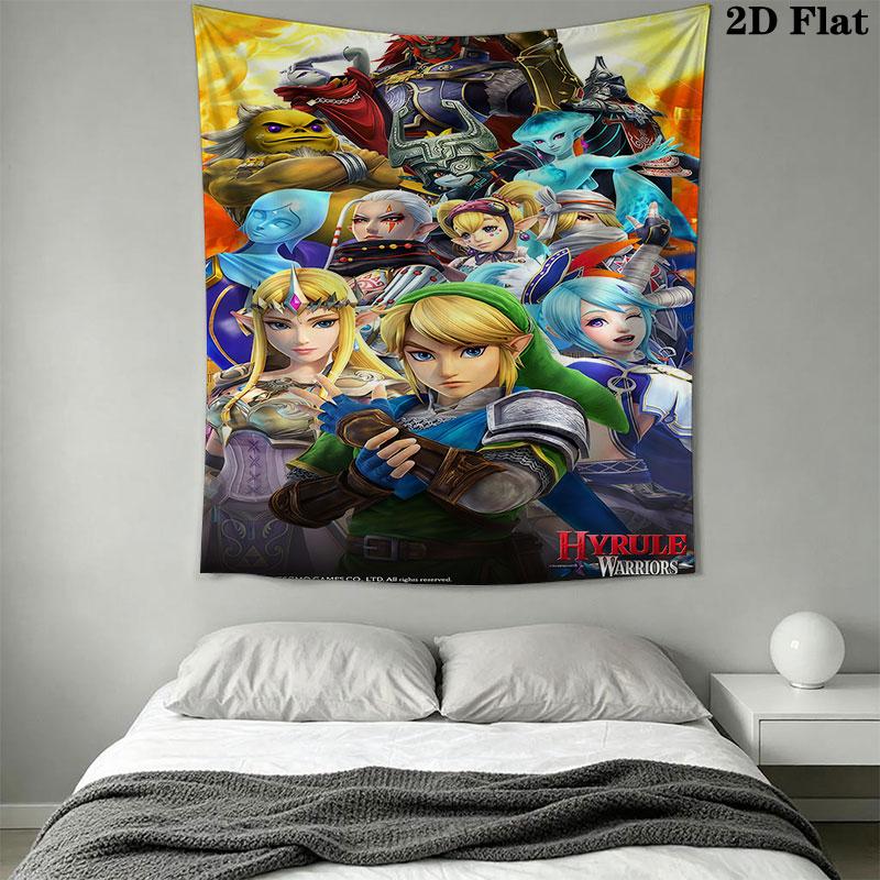Adventure game Wall Hanging Printed Fabric Blanket Decorative Tapestries for Bedroom Living Room Home Decor