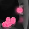 12Pcs Car Valve Hat Fluorescent Night Glowing Dust-proof Glow-in-the-dark Wheel Tyre Hub Luminous Valve