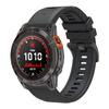 For Garmin Fenix 8 47mm/Fenix E 47mm/Fenix 7 Quick Release Watch Band Dual Color 22mm Silicone Wrist Strap