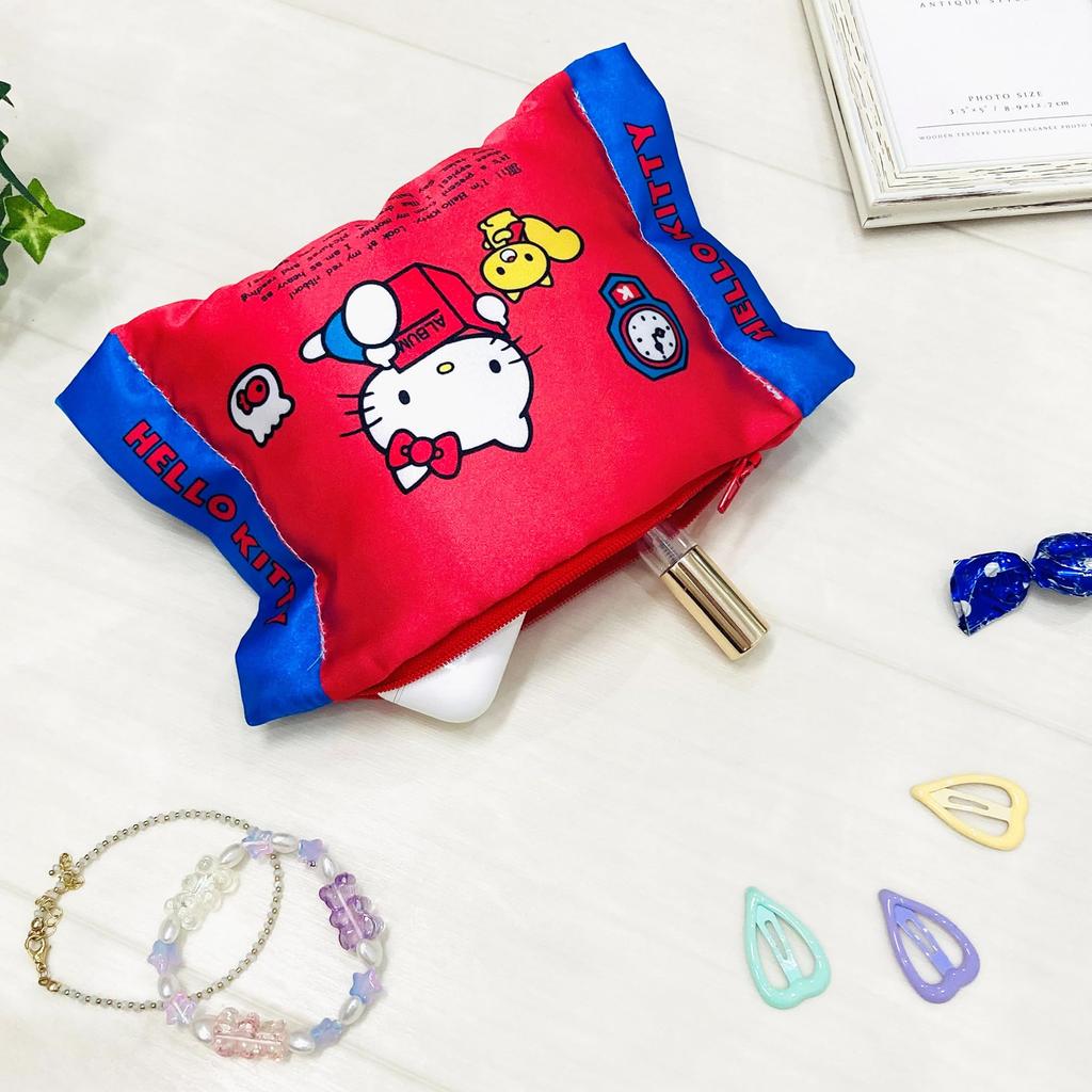 MORIPiLO Hello Kitty Taschentuch Sanrio Kleines Stofftier 20x14cm von Morishita Kissenbezug, Charaktere, Etui, Beutel, Niedlich, (Kissenhülle, Weiß)