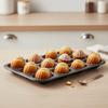 12 Hole Cake Mold Carbon Steel Baking Tray Sturdy Cupcake Mold  Baking Tool