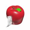Organic Resin Fruit Tissue Box Decorative Textured Orange Tissue Container Waterproof Cute Paper Drawer Box Decor