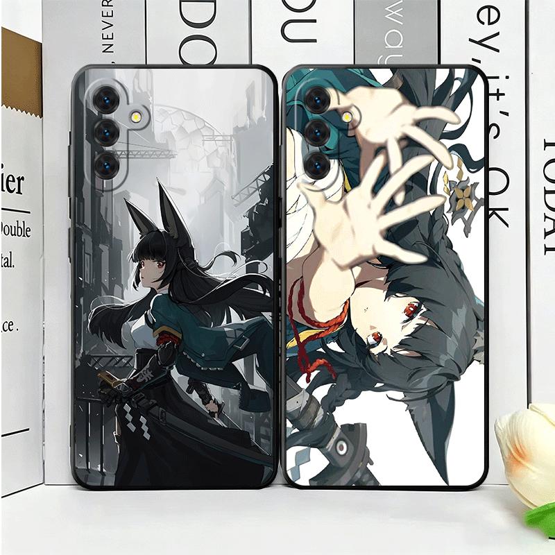Zenless Zone Zero Hoshimi Miyabi Soft Phone Case for Samsung A17 A37 A57 A16 A26 A36 A56 A15 A25 A35 A55 A14 A24 A34 A54 A13 A23