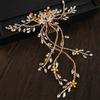 Pieptene de Păr de Mireasă din Cristal cu Strass Accesorii de Păr pentru Petrecere