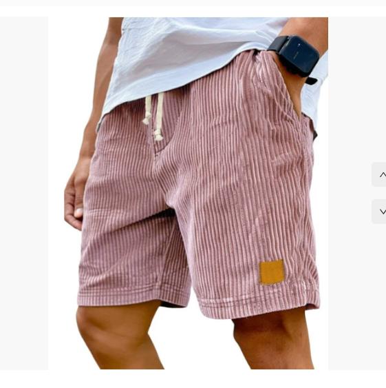 Men's Retro Corduroy Casual Shorts Men Fashion Solid Sweatpants Harajuku Corduroy Short Pants New Men Clothing Roupas
