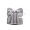 Women's Winter Cute Cat Ears Hat Pullover Knitted Hats Cute Casual Beanie Hat Street Simple Warm Ear Protection Hats For Women