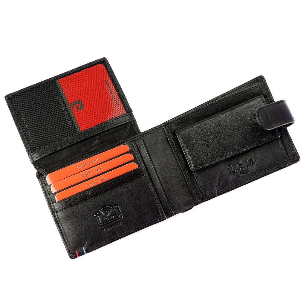 Men's Leather Wallet by Pierre Cardin with RFID