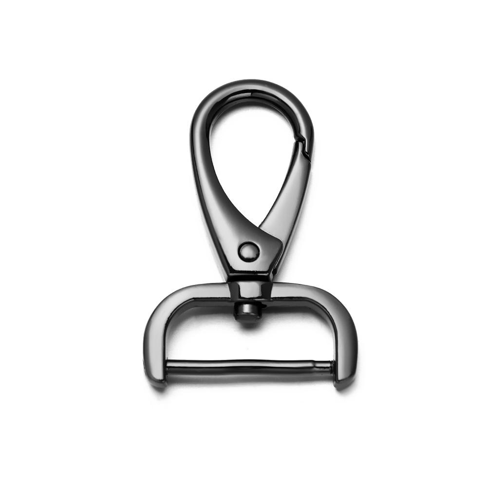 16mm/20mm/26mm Metal Belt Keychain Trigger Clips Pet Leash Hooks Detachable Snap Hook Leather Strap Buckles