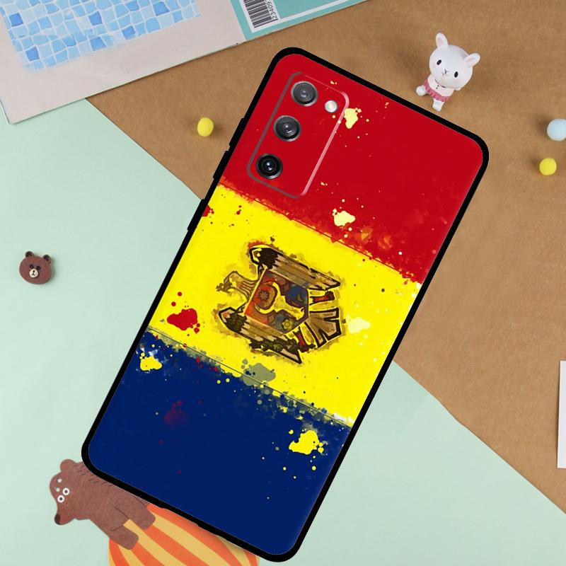 Moldova Flag Soft Case For Samsung Galaxy S24 Ultra S9 S10 S20 S22 S23 Plus S21 FE S25 Ultra Funda Cover