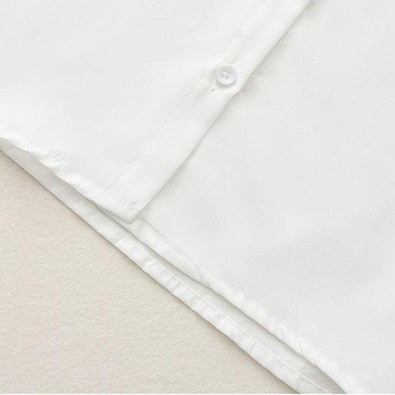 Girls Long-sleeved Shirt Doll Collar Autumn New Style Children Girl Button White Shirt Spring Autumn