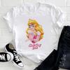 Kawaii T-shirt Cartoon Little Mermaid Print Short Sleeve T Shirt Fashion Streetwear Fashion Unisex Clothing Tops