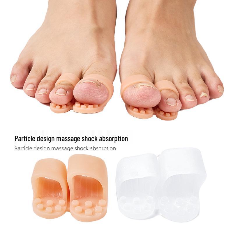 Silikon Dubbelhåls Tåkorrigerare och Rätare Pad