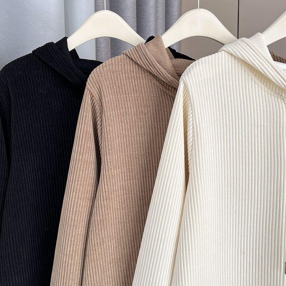 Large Size Women's Spring Hooded Sweatshirt - Slimming Irregular Loose Fit