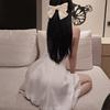 Erotic lingerie female lace hollow pure desire girl pajamas private room suspender sexy nightdress girl