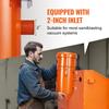 Dust Collection System: 1450W Dust Collector Media Reclaimer with 1.8 Gallon Capacity - Universal Fit for Sandblaster Cabinets and Media Blasters