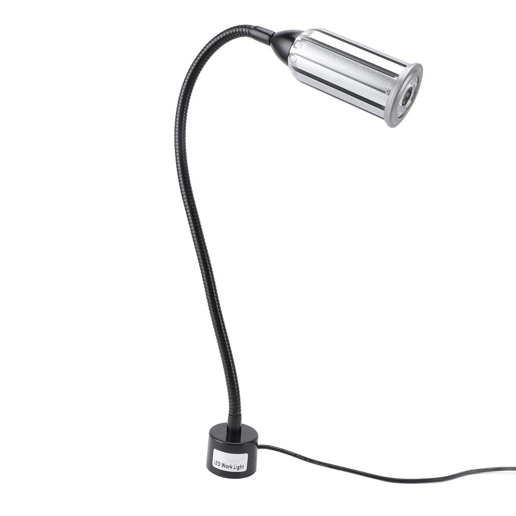 15W Magnetic Work Light 1200LM LED Machine Light with Flexible Gooseneck Shop Tool Lamp for Sewing
