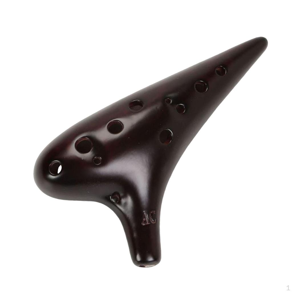 12 Hole Alto C Ocarina Practical Portable with Storage Bag Tenor for Children Beginners