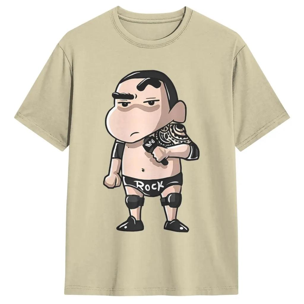 Mens T Shirt Funny Crayon Shin Chan T-Shirts Harajuku Summer Tees Classic Design 100% Cotton Tops Plus Size 6XL