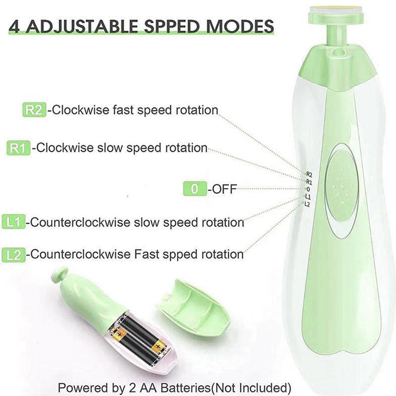 

Многофункциональный детский триммер для ногтей Электрическая пилка для ногтей Уход Детская пилка для ногтей Детская пилка для ногтей