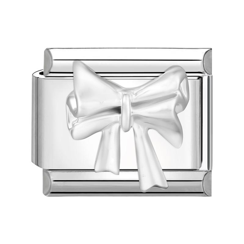 Y2K Heart Bow Knot Star Moon Butterfly Zircon Daisy Cross Italian Charm Links Fit 9mm Stainless Steel Bracelet DIY Making Gifts