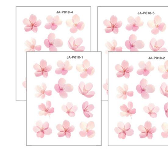 6Pcs Wall Decals, Flower Print Wall Stickers, Self-Adhesive Removable Waterproof Scratch Resistant Wall Decals for Kids Rooms And Kindergartens