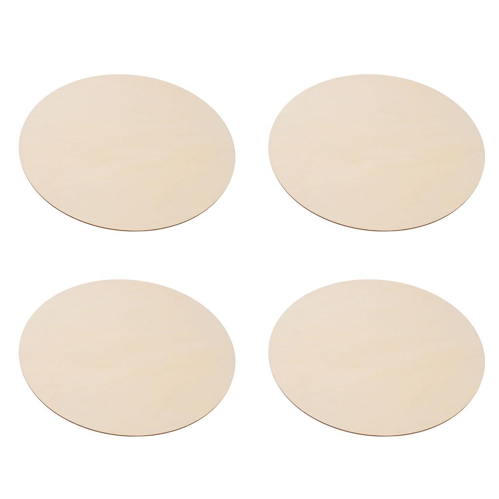 12 Pcs 12 Inch Wood Circles for Crafts DIY Wood Rounds Unfinished Wood Crafts Wooden Blank Slices fo