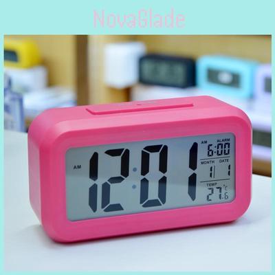 Digital Kids Alarm Clock With Led Display And Calendar For Home And School Use