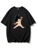 Dragon Ball Tshirt Mens Pure Cotton Casual  Round Neck Tshirt Short Sleeve Clothing Summer Sports Casual Short Sleeve Top
