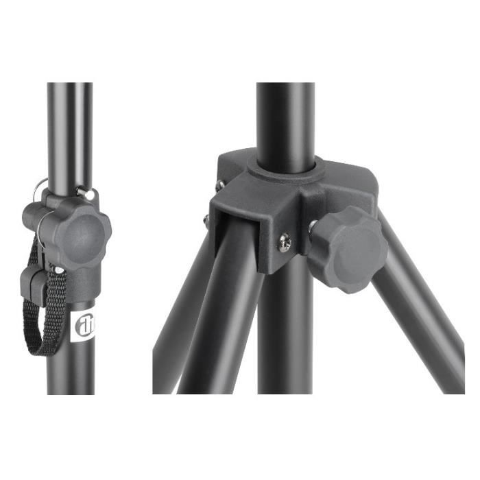 PIED ENCEINTE NOIR POUR ø 16 MM EMBASE FILETEE LD SYSTEMS - LDSPS16