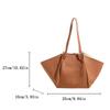 Vintage High-end Large Capacity Single Shoulder Tote Bag Lychee Patterned Handbag Armpit Bag Daily Commuting and Shopping