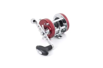 AbuGarcia Ambassador 6500CS Rocket Red Modvægtshåndtag Kurvefiskeri Rundt Hjul (Ambassadør) Højrehåndet