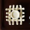 Countertop Ceramic Soap Dish with Raised Drain Rails for Bathroom Sink Use, Kitchen Counter and Guest Washroom
