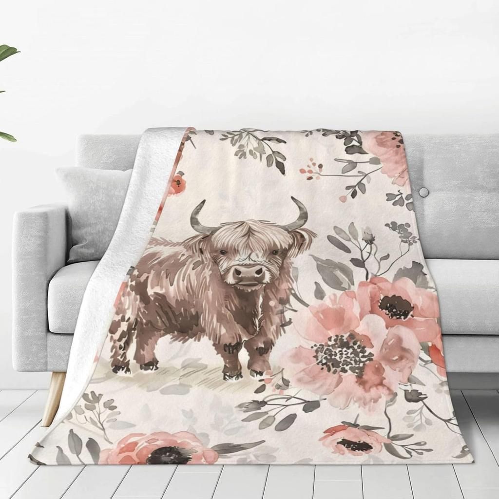 Snow Leopard Blanket with Three Wild Cats in Snowstorm Design for Cozy Living Room Decor AnimalPrintThrow Gift for Nature Lover