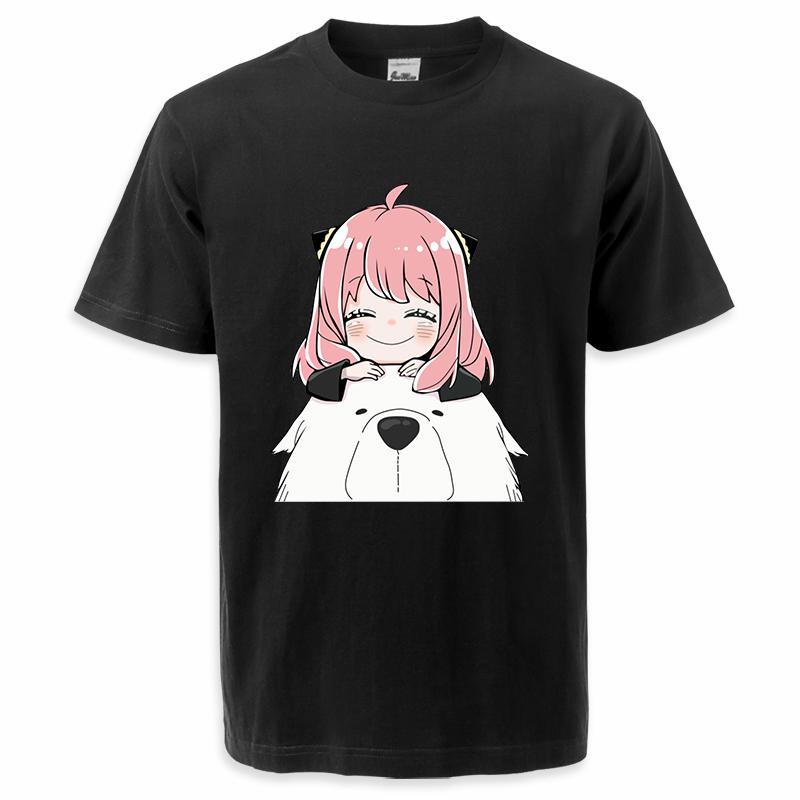 2023 Summer SPY X Family Anime Kawaii T-Shirts Unisex/Unisex Tops Tees Girl Anya Forger Tshirt Fashion Tshirt Harajuku T Shirt For Unisex