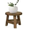 Holz Niedrige Hocker Kleine Bank Pflanzenständer Stuhl Teetisch Boden Innen Außen Blumentopfhalter Regal für Eingangsbereich Garten