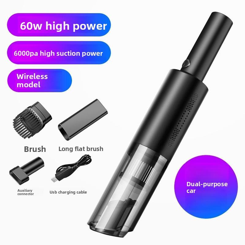 Автомобильный пылесос Ручной Беспроводной Портативный Маленький для Салона Автомобиля 120 Вт Высокая Мощность 6000 Па Супер Всасывание