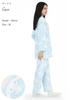 SAZAC Cinnamoroll Flannel Pajama Long Sleeve and Loungewear Women's Set, Pants, (Sax/L/SAN1868)
