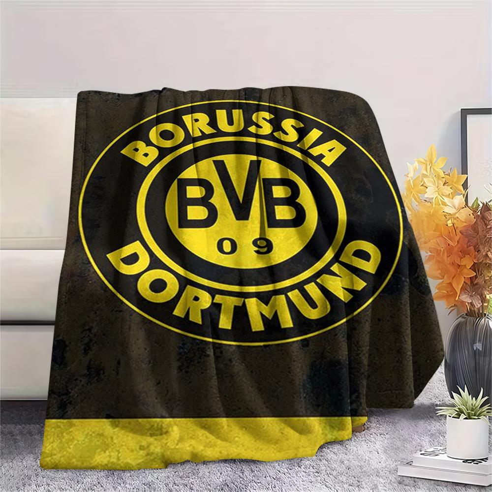 1pz Coperta in Flanella con Stampa di Dortmund, Alta qualità Confortevole per Tutte le Stagioni, Decorazione per la Casa, Calore e Comfort, Perfetta per Regali di Natale28