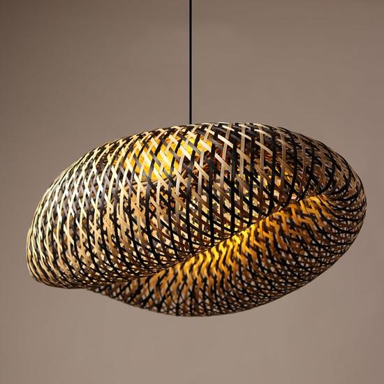 83 Cm Hanging Lights Pendant Lights for Ceiling Lights for Hall Hanging Lights for Living Room Bamboo Lamp for Room