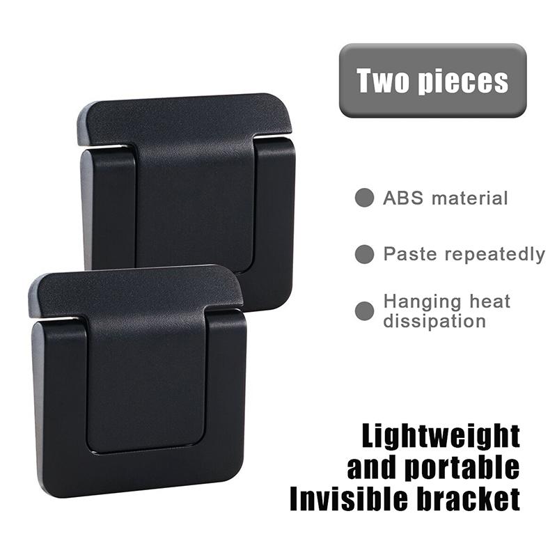 

1 пара мини-ножек для ноутбука, основа из АБС-пластика, инструменты для поддержки, подставка для ноутбука, радиатор для держателя клавиатуры, портативный чёрный