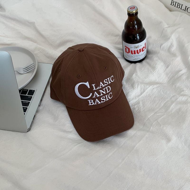 

Niche Brown Versatile Casual American Baseball Hat Men s Retro Trendy Summer Hat Women s Baseball Cap Adjustable