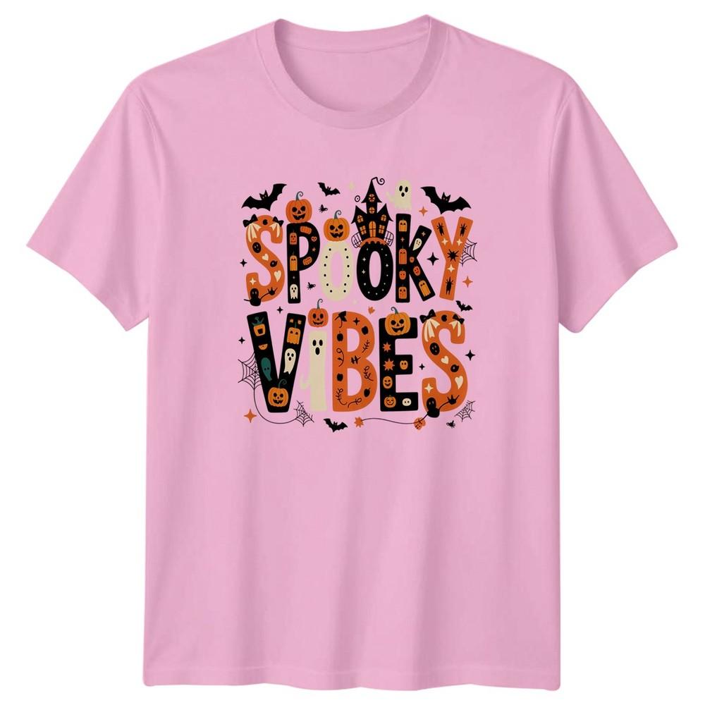 Spooky Vibes TShirt Spooky Season Halloween Halloween Gift For Him And Her
