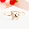 14K Gold Flying Butterfly Ring